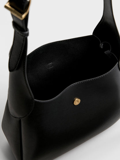 CHARLES & KEITH Value / Adalyn Hobo Bag - Black