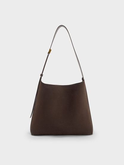 CHARLES & KEITH Premium / Edna Tote Bag - Espresso Brown