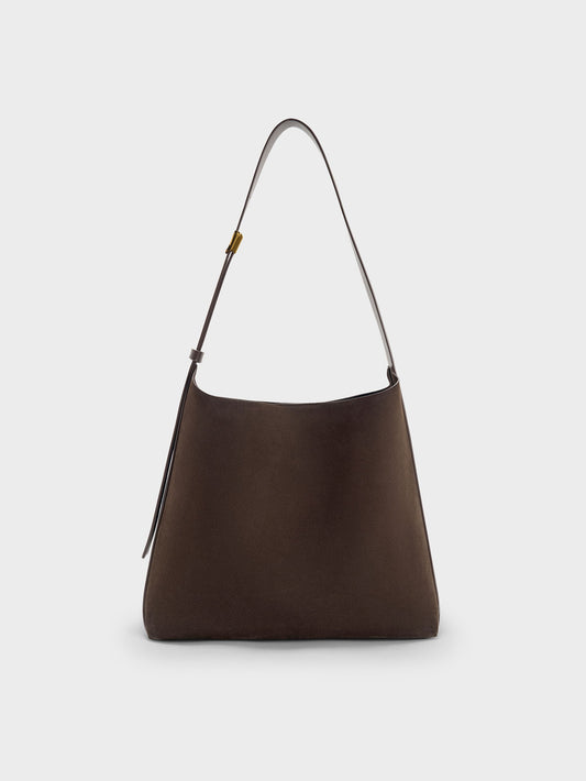 CHARLES & KEITH Premium / Edna Tote Bag - Espresso Brown