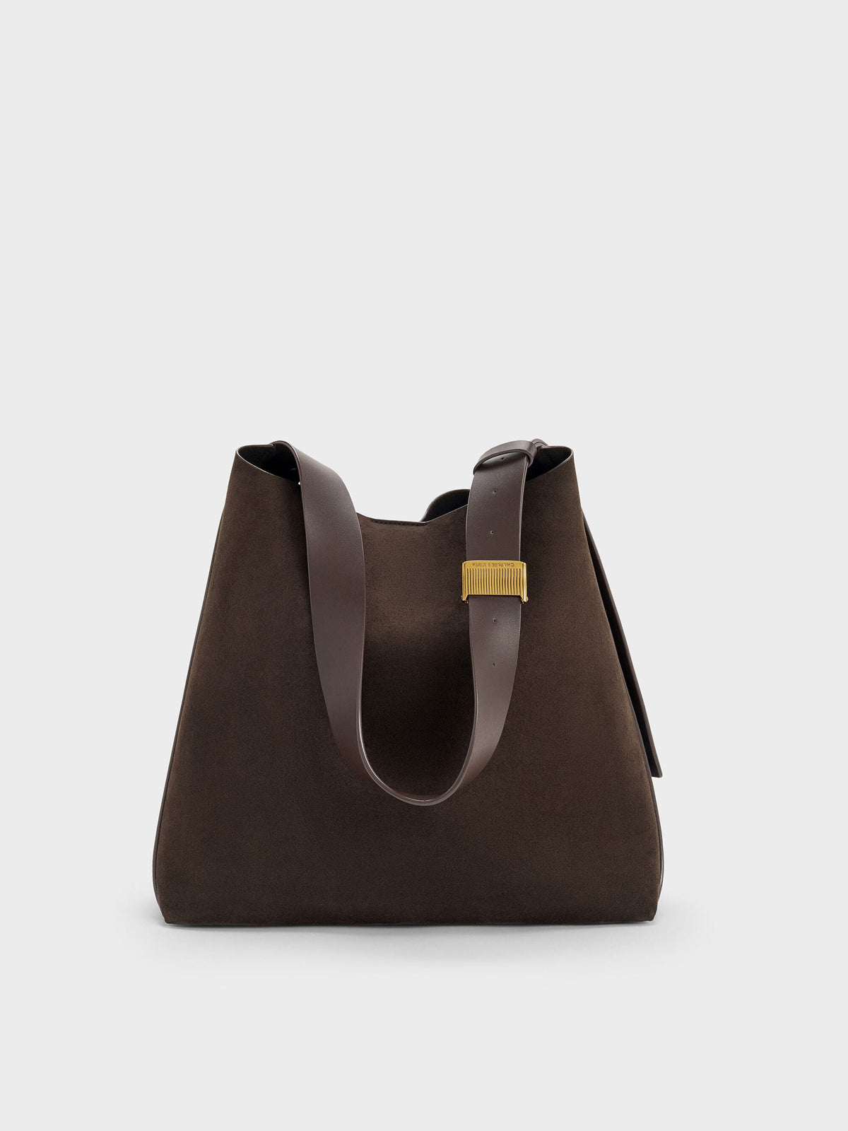 CHARLES & KEITH Premium / Edna Tote Bag - Espresso Brown