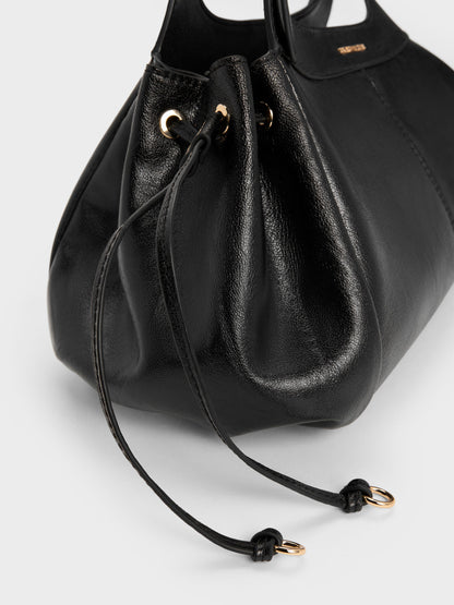 CHARLES & KEITH Deals / Lillith Drawstring Tote Bag - Black