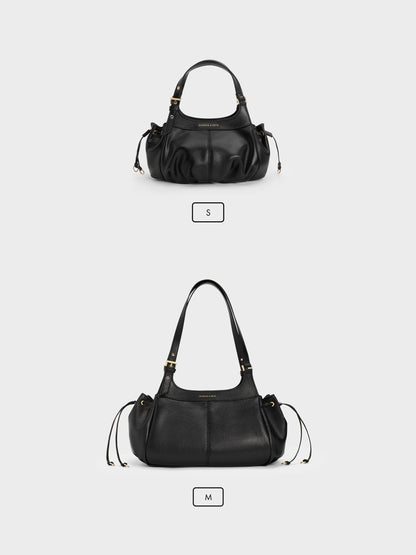 CHARLES & KEITH Deals / Lillith Drawstring Tote Bag - Black