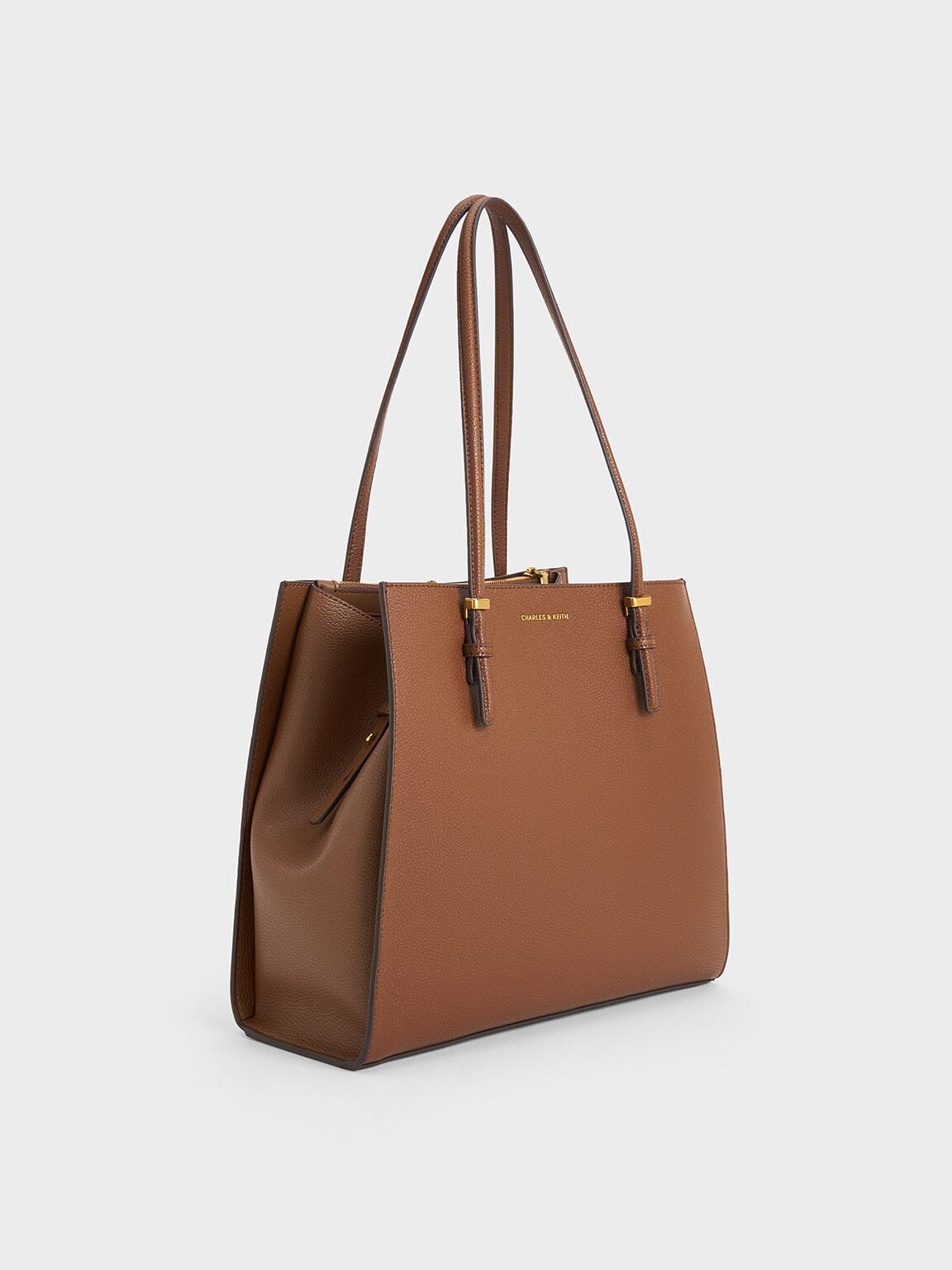CHARLES & KEITH Trending / Sansa Tote Bag - Chocolate