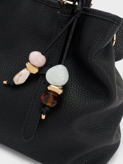 CHARLES & KEITH Deals / Baral Bead-Charm Tote Bag - Black