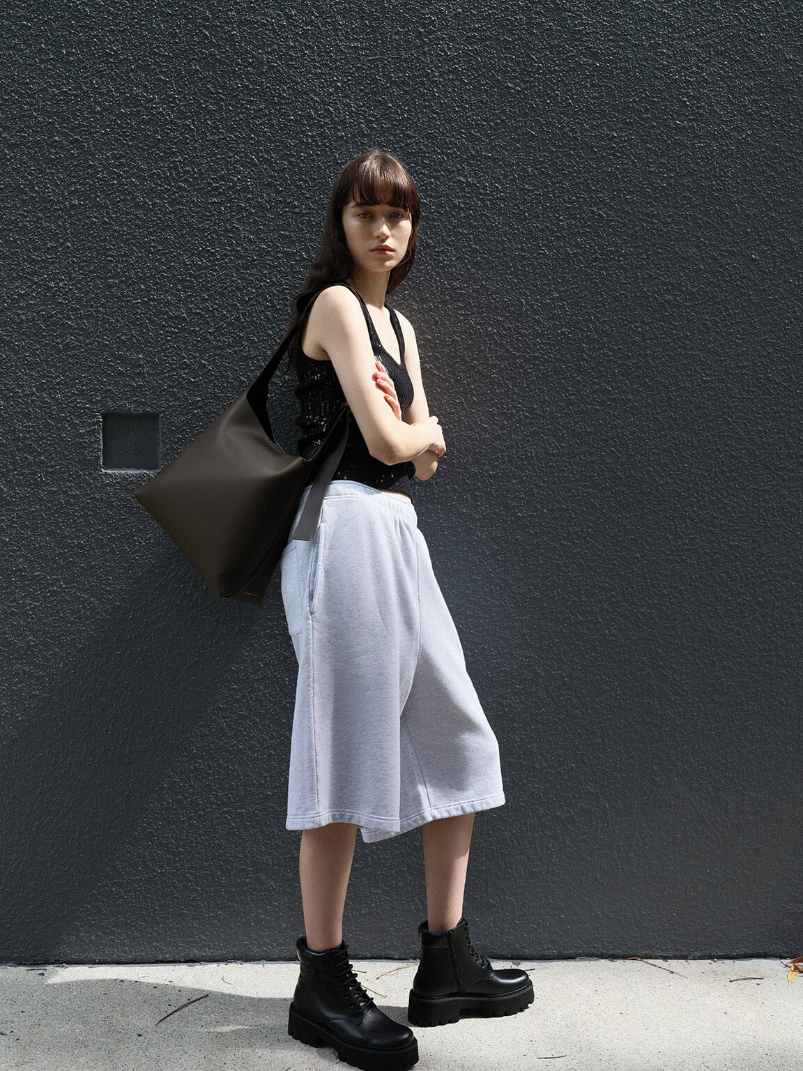 CHARLES & KEITH Featured / Edna Tote Bag - Dark Moss