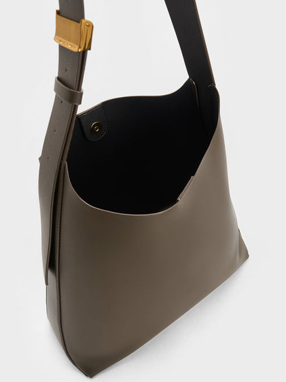 CHARLES & KEITH Featured / Edna Tote Bag - Dark Moss