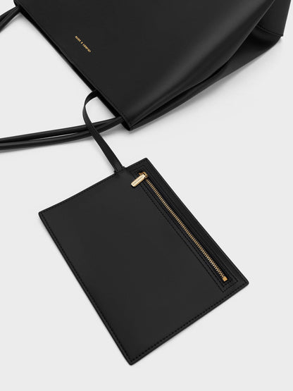 CHARLES & KEITH Featured / Leia Tote Bag - Black