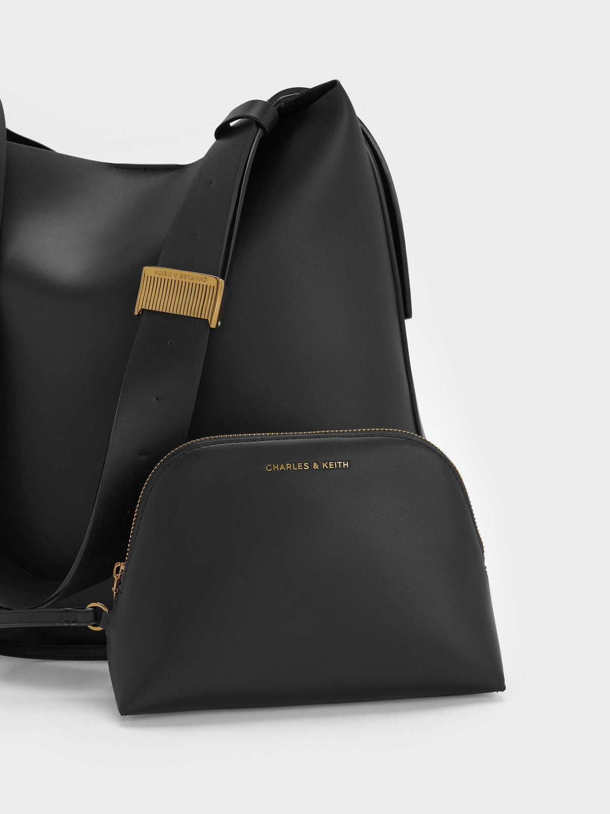 CHARLES & KEITH Everyday / Edna Tote Bag - Black