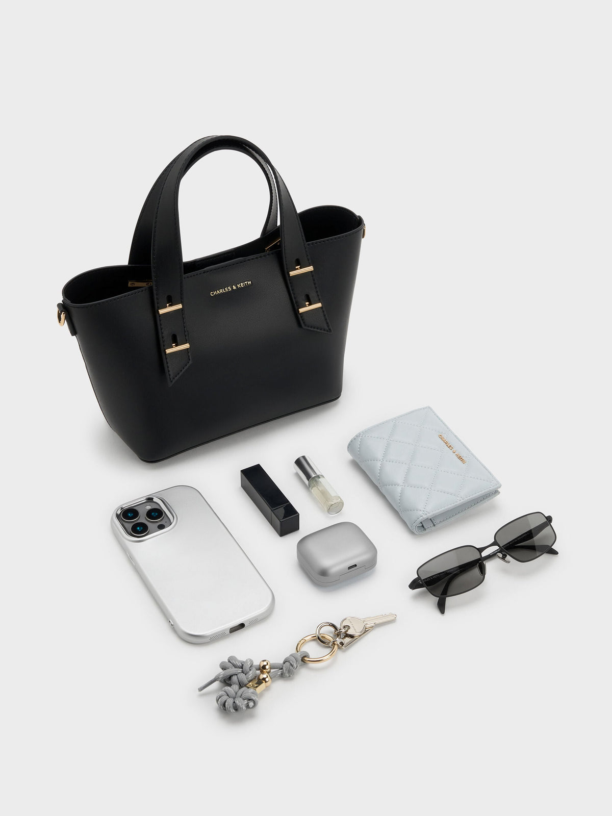 CHARLES & KEITH Special Offer / Mini Shania Tote Bag - Black