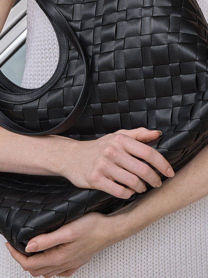 CHARLES & KEITH Exclusive / Ivette Woven Tote Bag - Noir