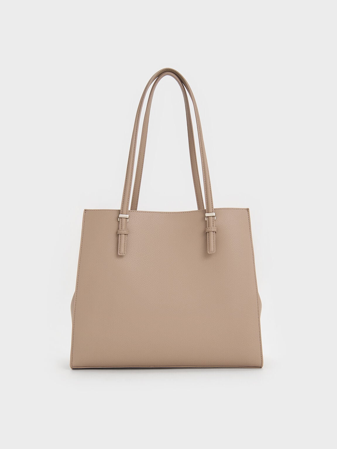 CHARLES & KEITH New / Sansa Tote Bag - Taupe