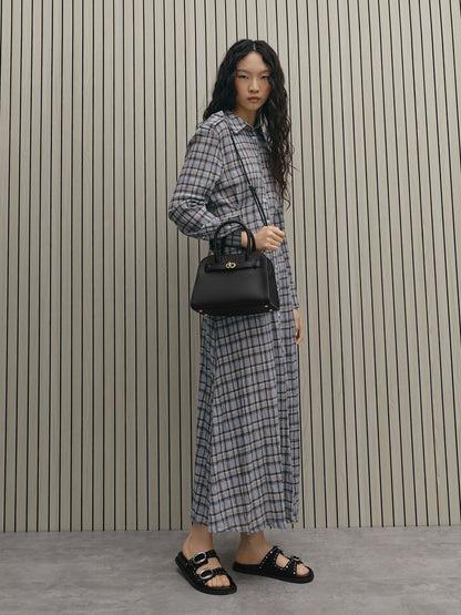 CHARLES & KEITH Trusted / Aubrielle Belted Tote Bag - Black
