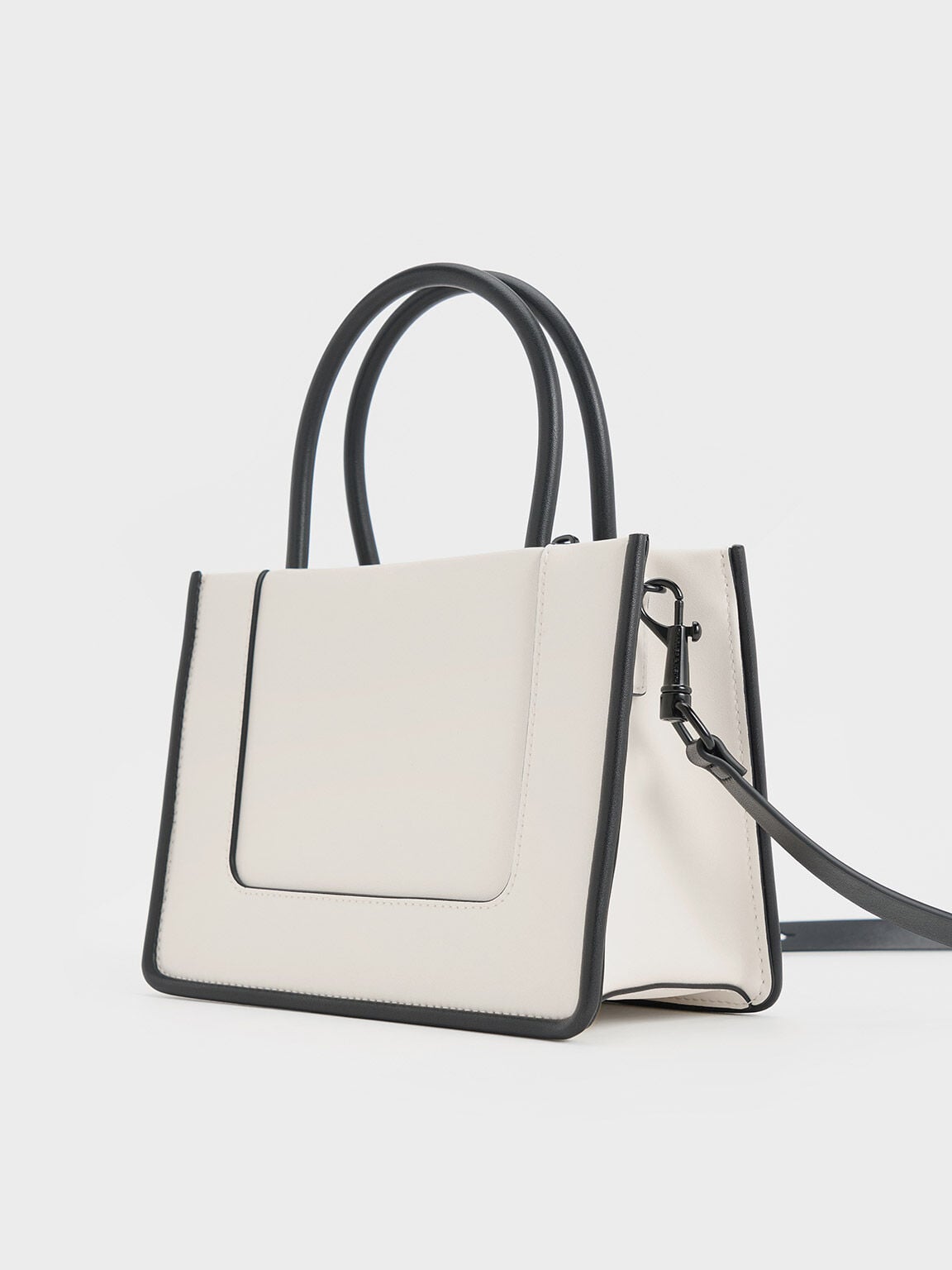 CHARLES & KEITH Trending / Mini Daylla Tote Bag - Cream