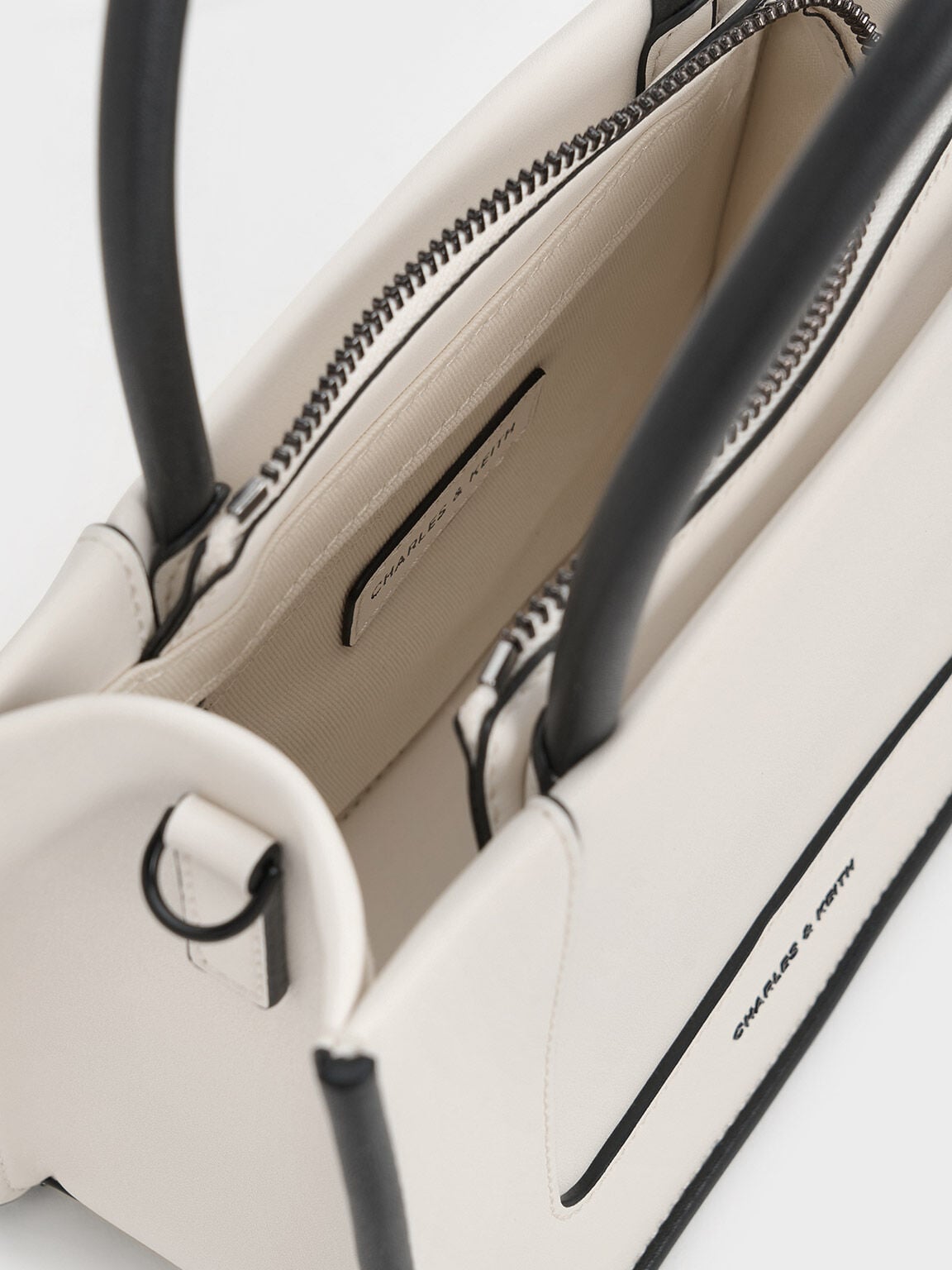 CHARLES & KEITH Trending / Mini Daylla Tote Bag - Cream