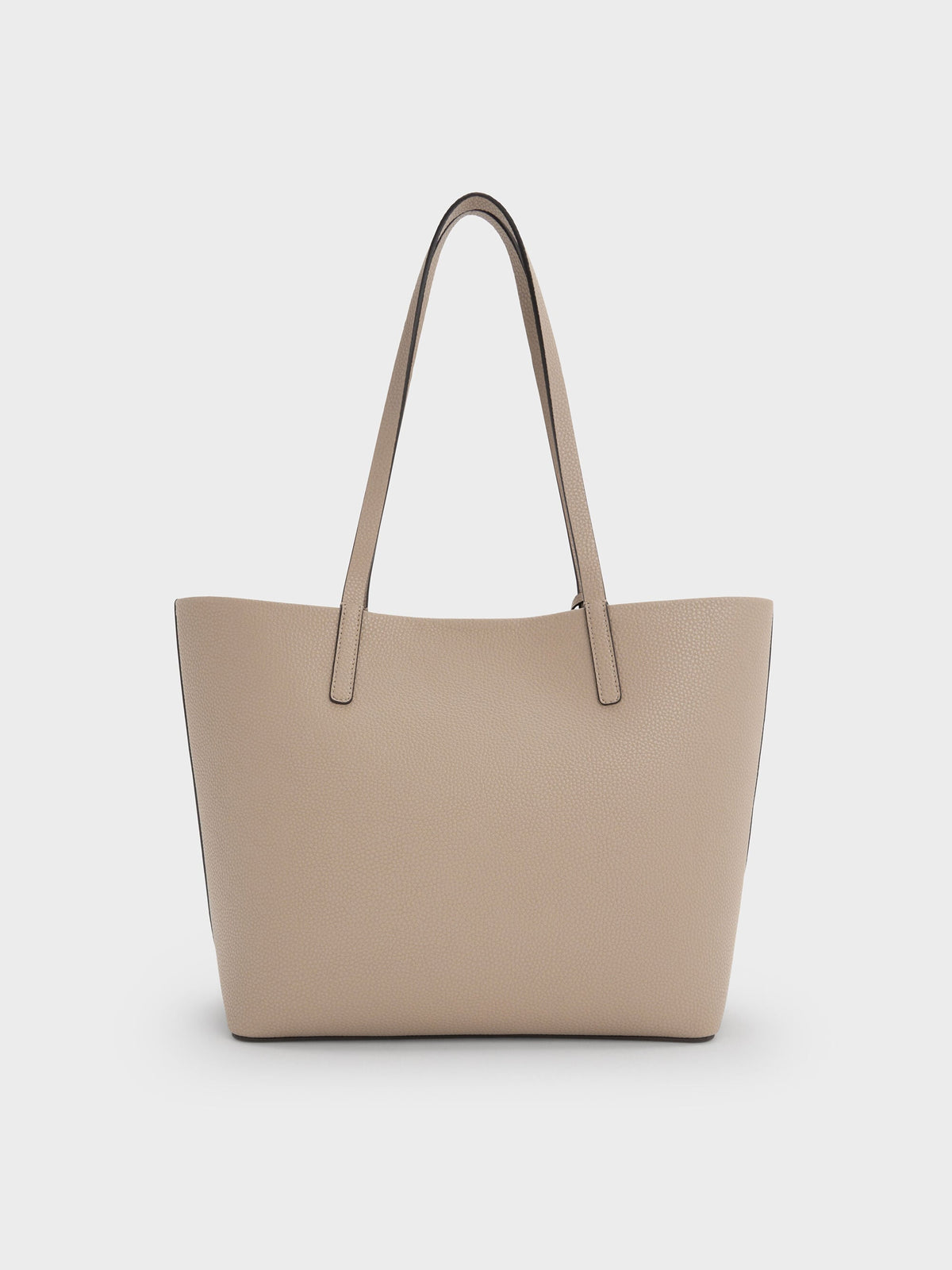 CHARLES & KEITH Best Price / Beryl Tote Bag - Taupe