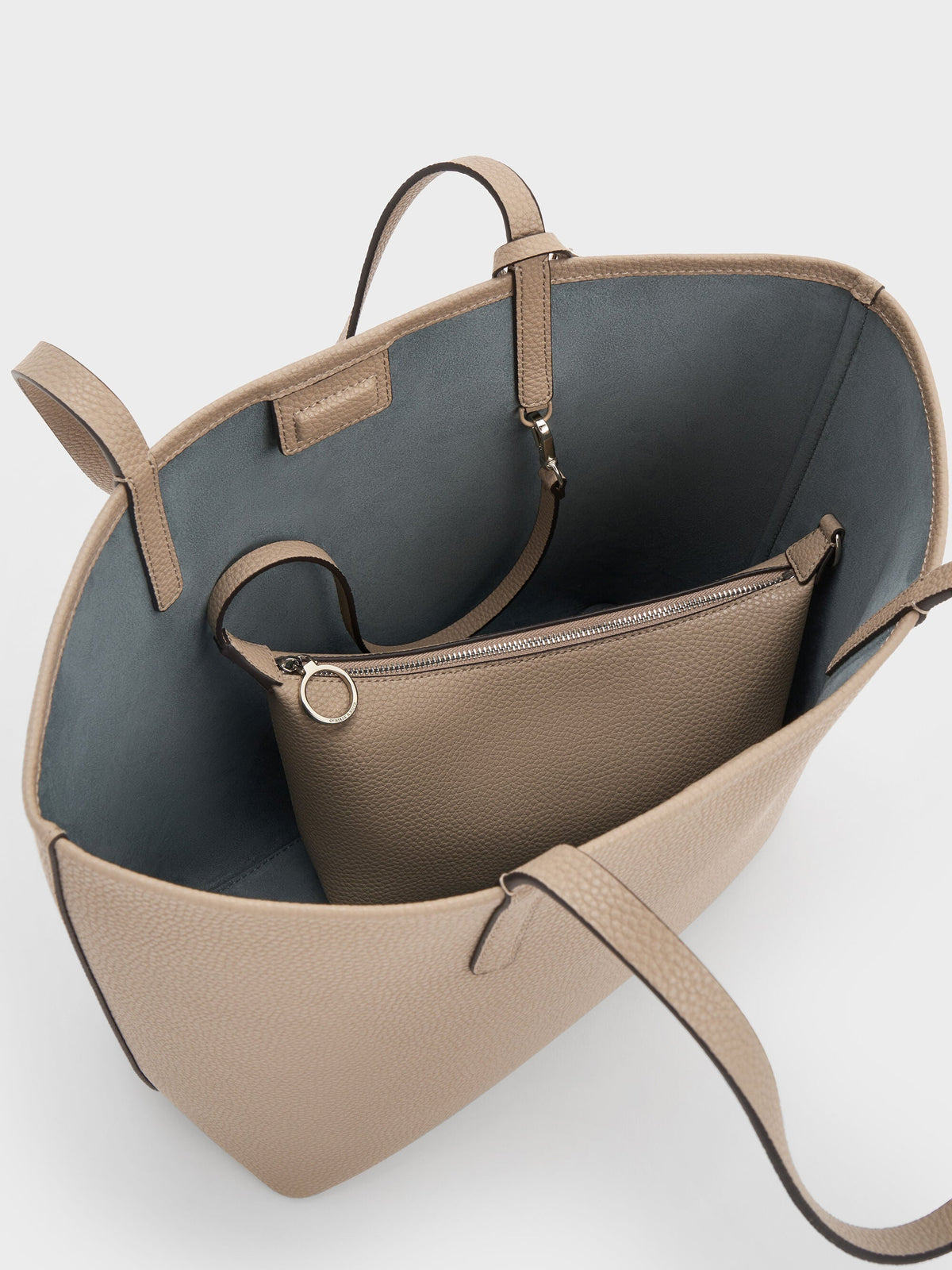 CHARLES & KEITH Best Price / Beryl Tote Bag - Taupe