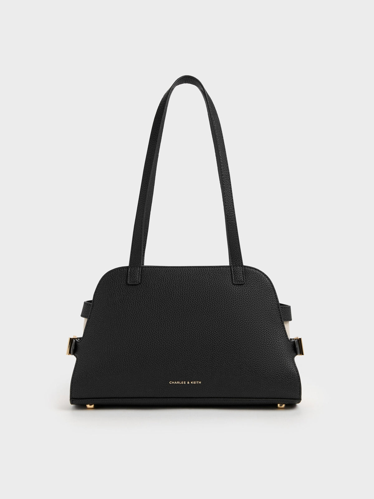 CHARLES & KEITH Quality / Aubrielle Belted Shoulder Bag - Black