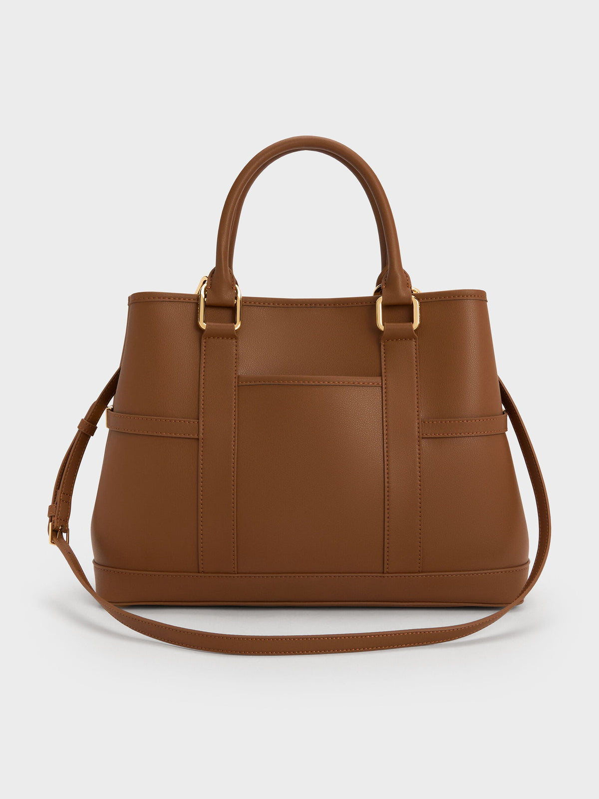 CHARLES & KEITH Sale / Scottie Tote Bag - Chocolate