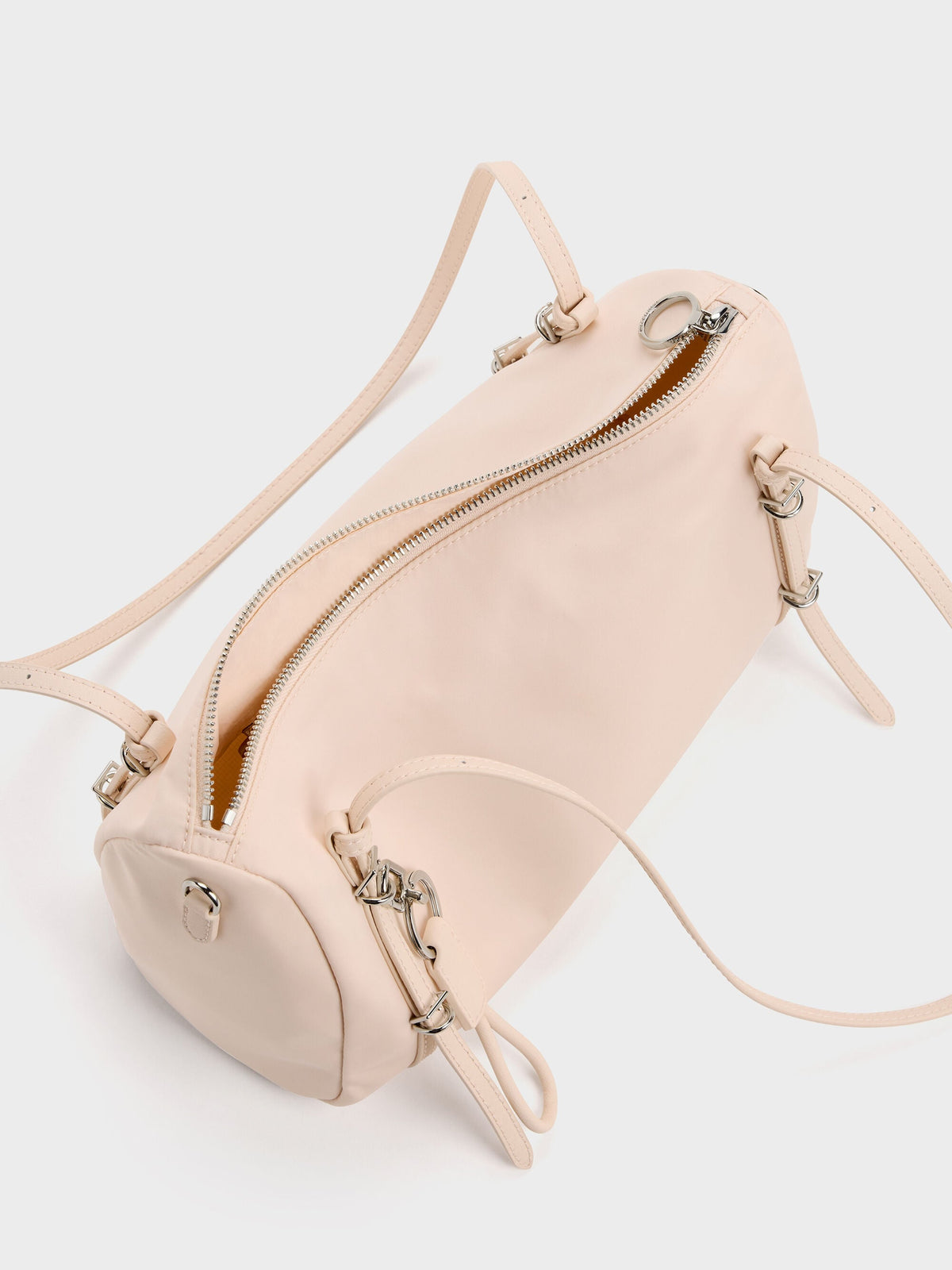CHARLES & KEITH Customer Favorite / Levy Nylon Shoulder Bag - Soft Pink