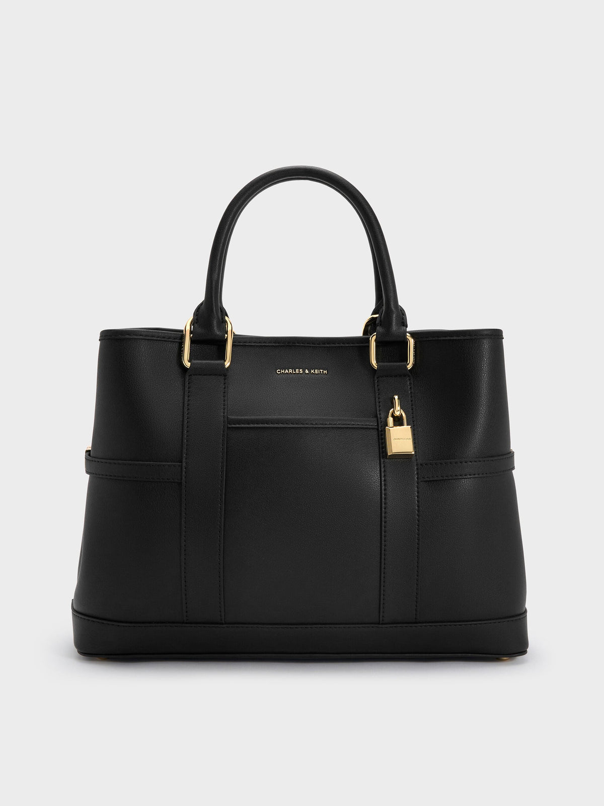 CHARLES & KEITH Trending / Scottie Tote Bag - Black