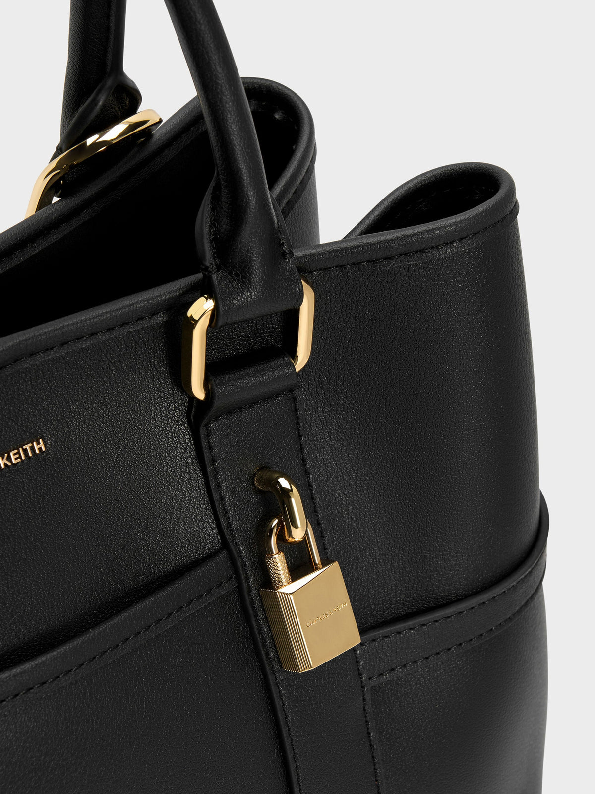 CHARLES & KEITH Trending / Scottie Tote Bag - Black