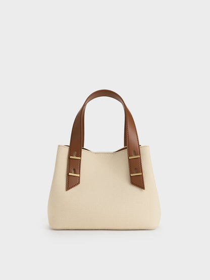 CHARLES & KEITH Smart Buy / Mini Shania Canvas Tote Bag - Multi