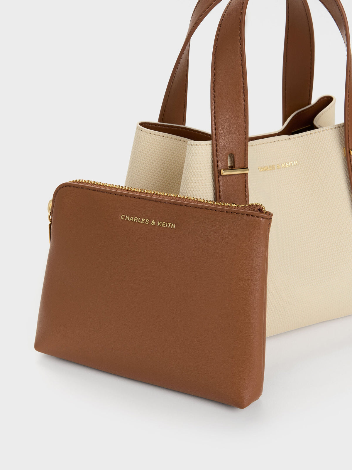 CHARLES & KEITH Smart Buy / Mini Shania Canvas Tote Bag - Multi