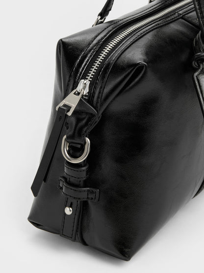 CHARLES & KEITH Top Pick / Fergie Bowling Bag - Noir