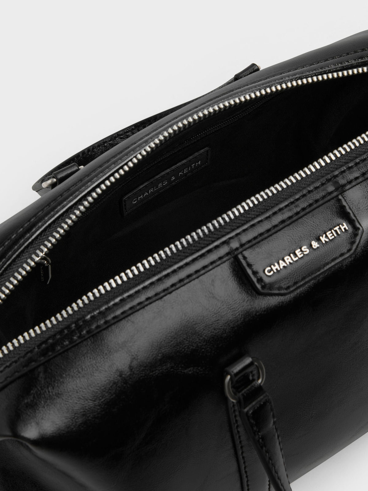 CHARLES & KEITH Top Pick / Fergie Bowling Bag - Noir