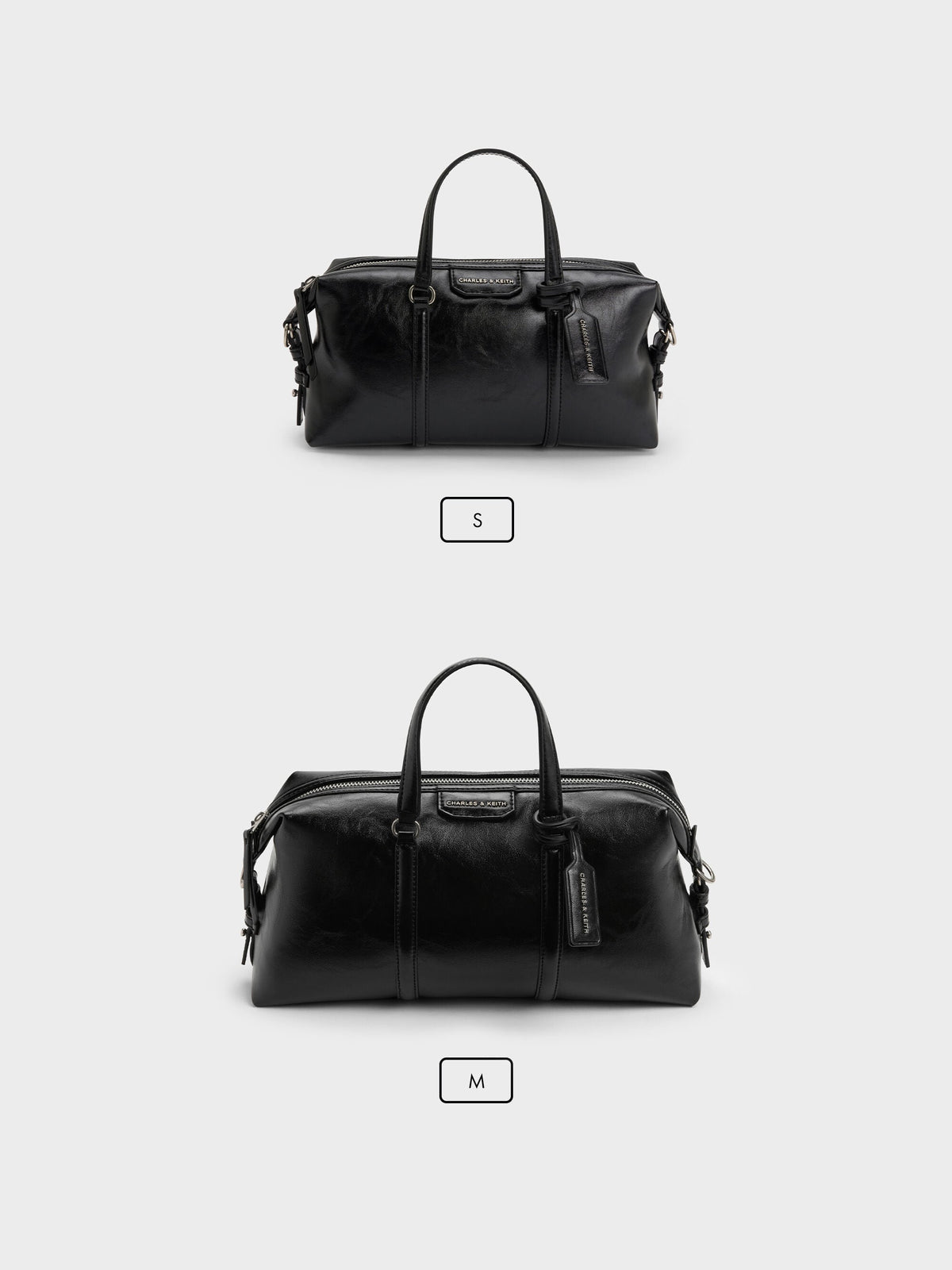 CHARLES & KEITH Top Pick / Fergie Bowling Bag - Noir