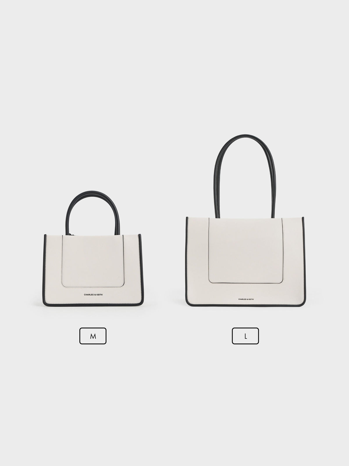 CHARLES & KEITH Trusted / Daylla Tote Bag - Cream