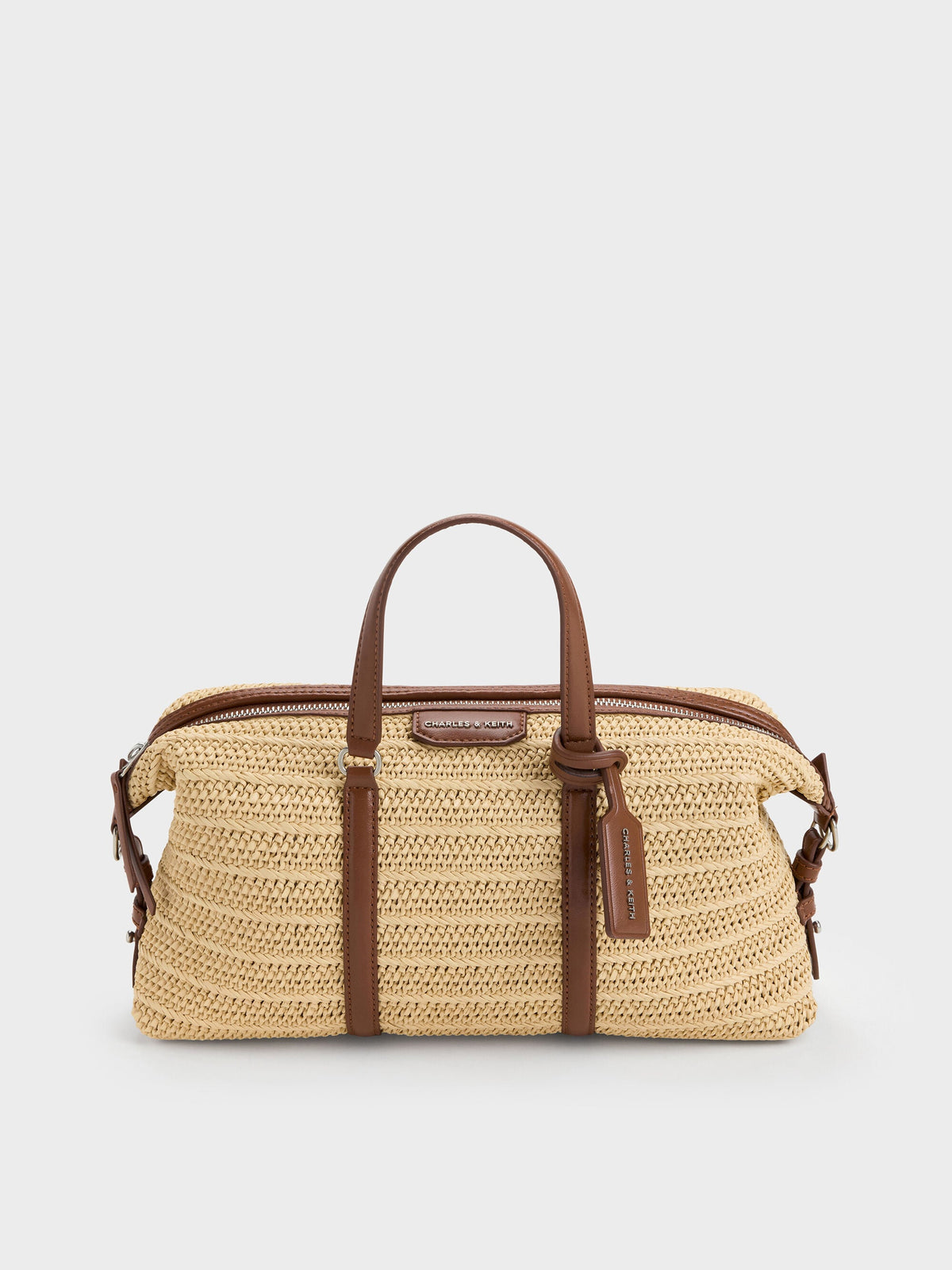 CHARLES & KEITH Discount / Fergie Woven Bowling Bag - Multi
