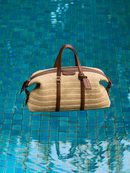 CHARLES & KEITH Discount / Fergie Woven Bowling Bag - Multi