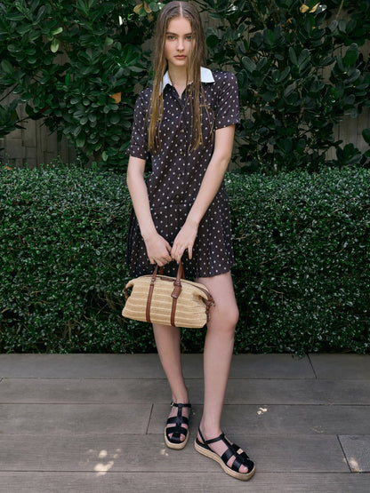CHARLES & KEITH Discount / Fergie Woven Bowling Bag - Multi
