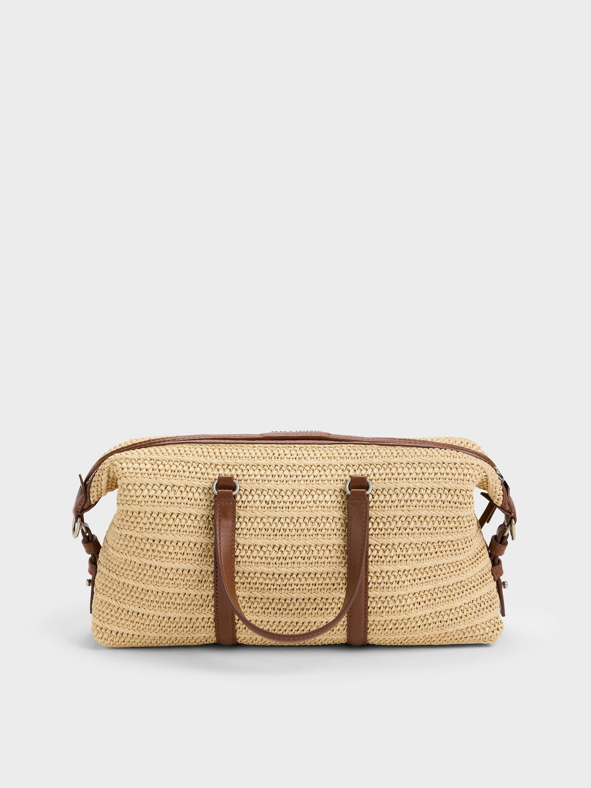 CHARLES & KEITH Discount / Fergie Woven Bowling Bag - Multi