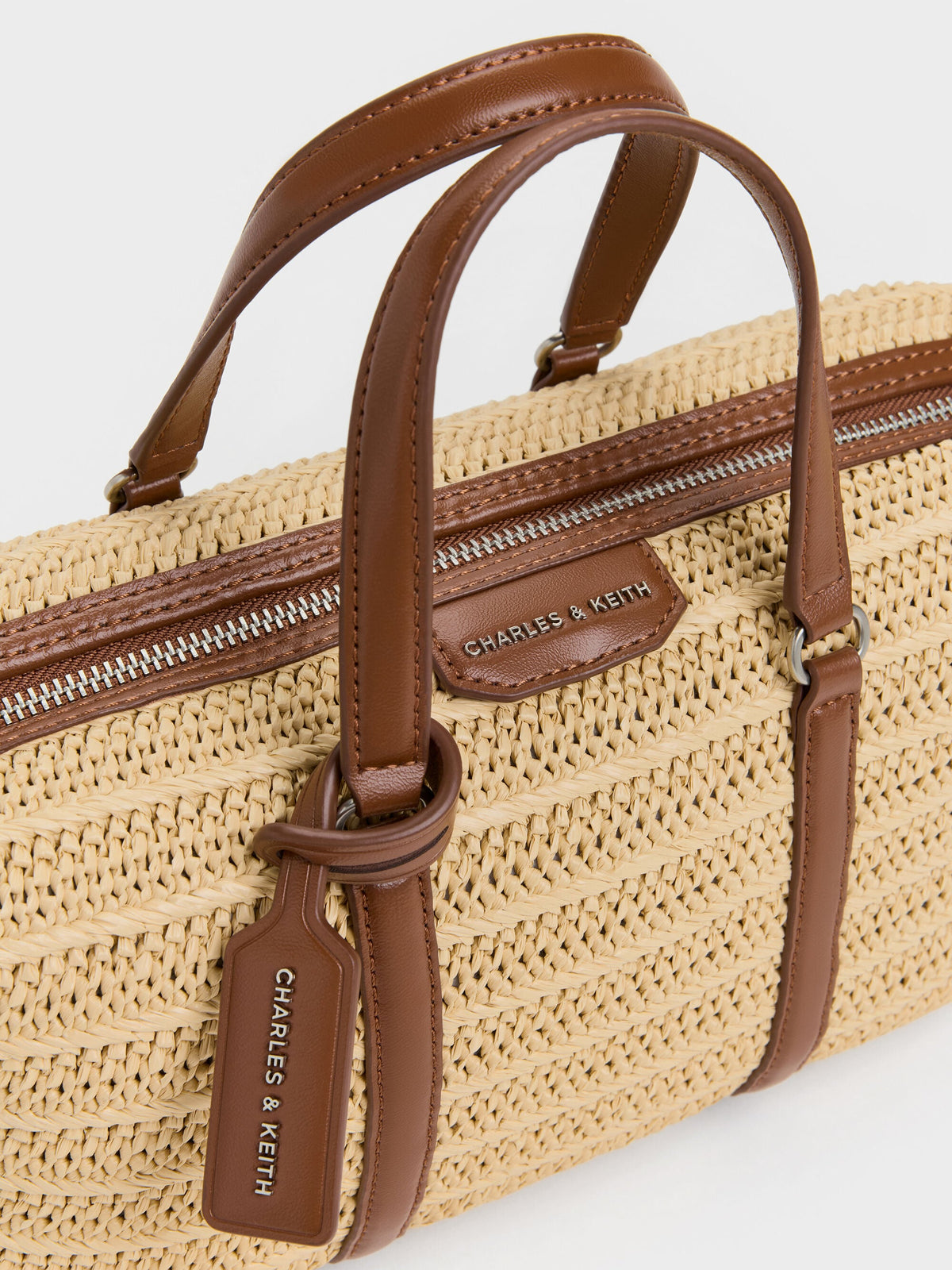 CHARLES & KEITH Discount / Fergie Woven Bowling Bag - Multi