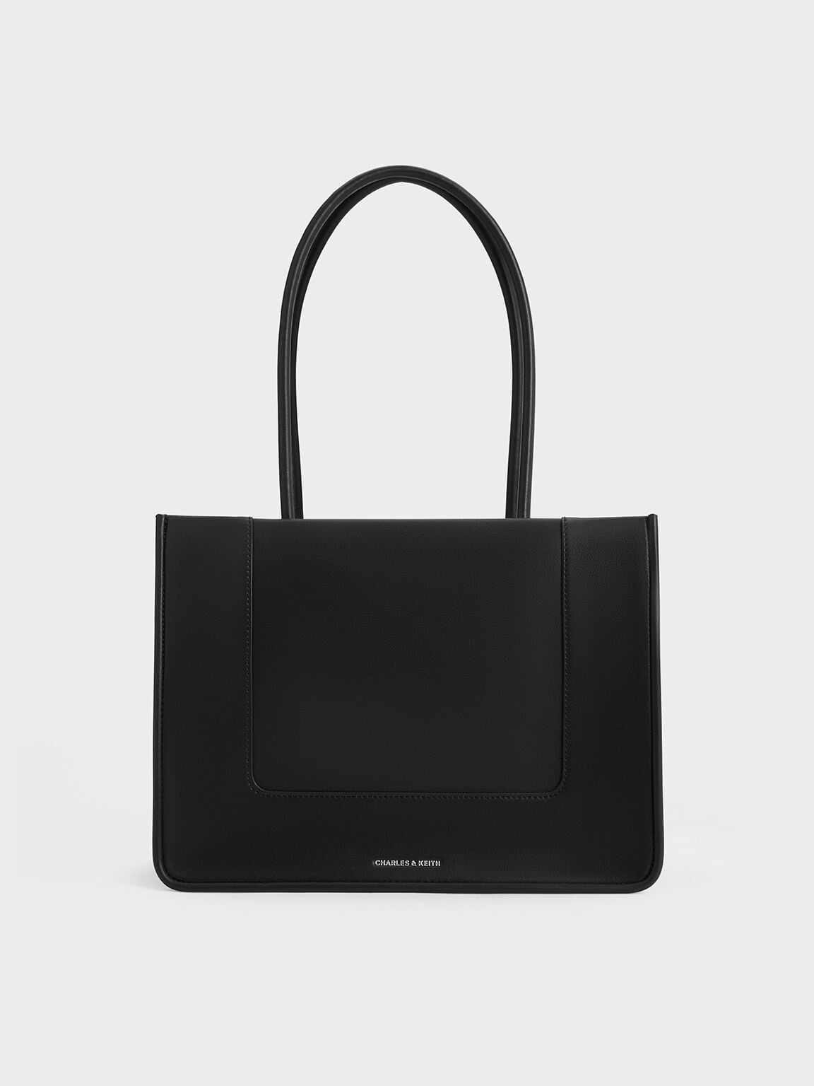 CHARLES & KEITH Classic / Daylla Tote Bag - Noir
