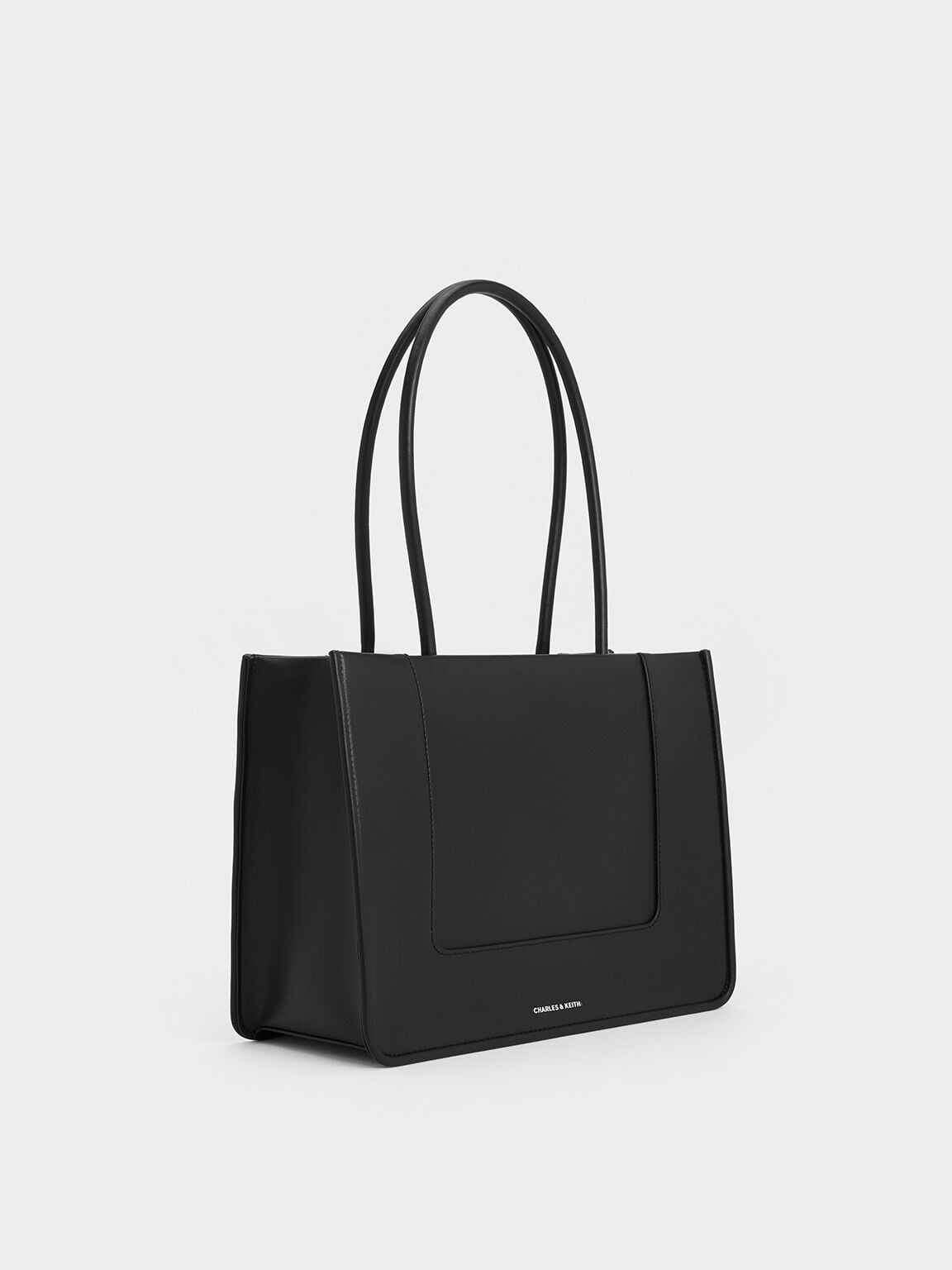 CHARLES & KEITH Classic / Daylla Tote Bag - Noir