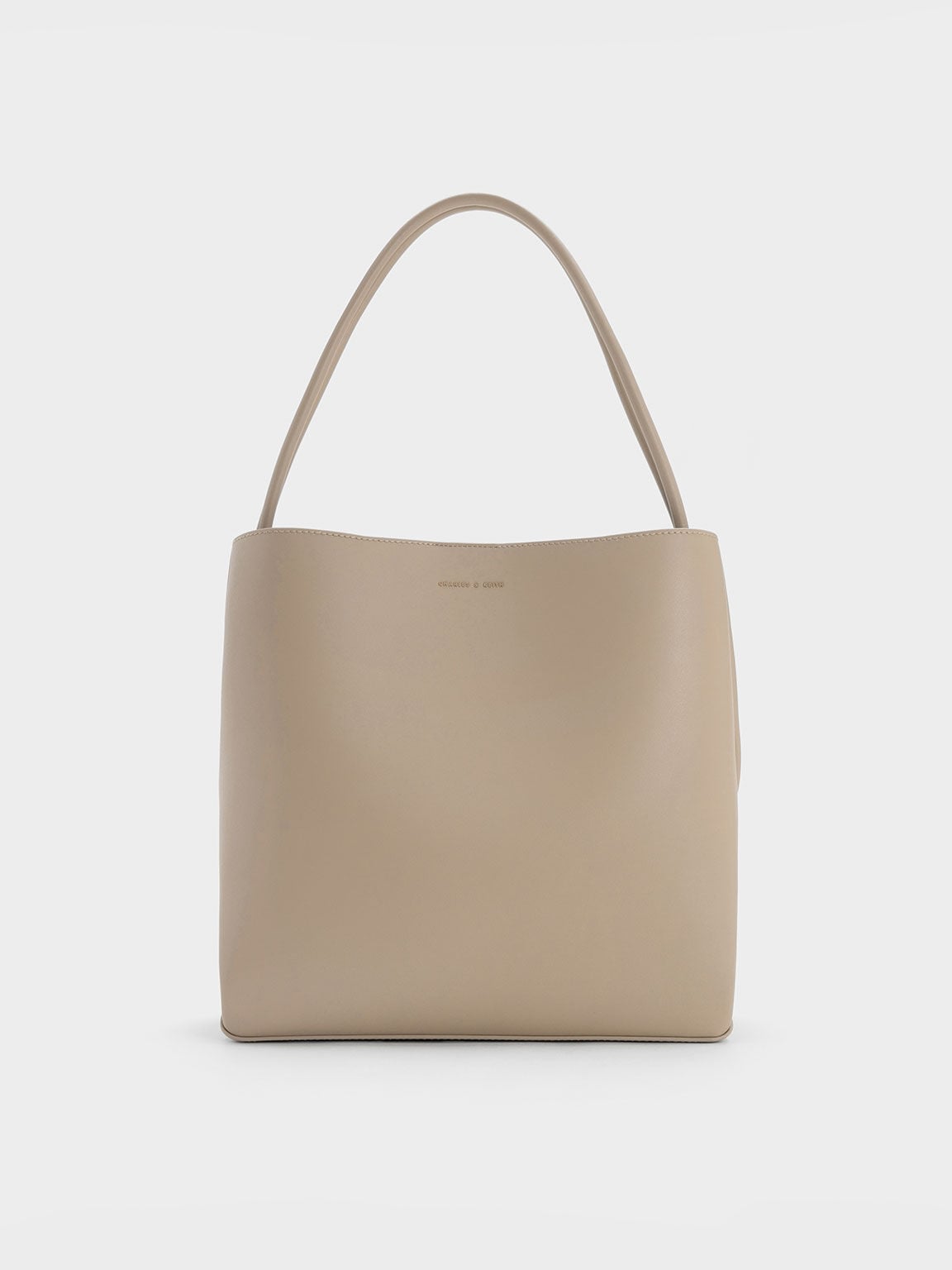 CHARLES & KEITH Quality / Leia Tote Bag - Taupe