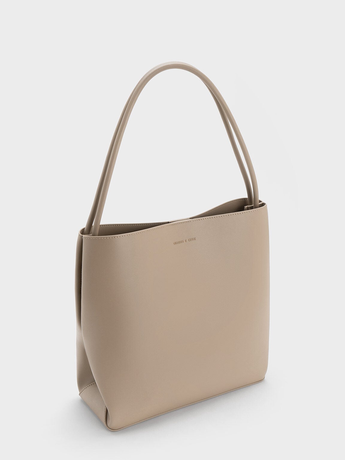 CHARLES & KEITH Quality / Leia Tote Bag - Taupe