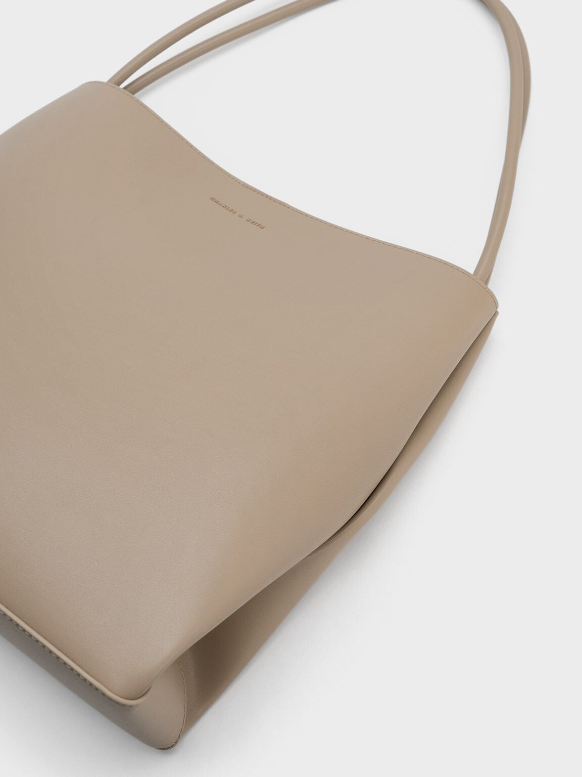 CHARLES & KEITH Quality / Leia Tote Bag - Taupe
