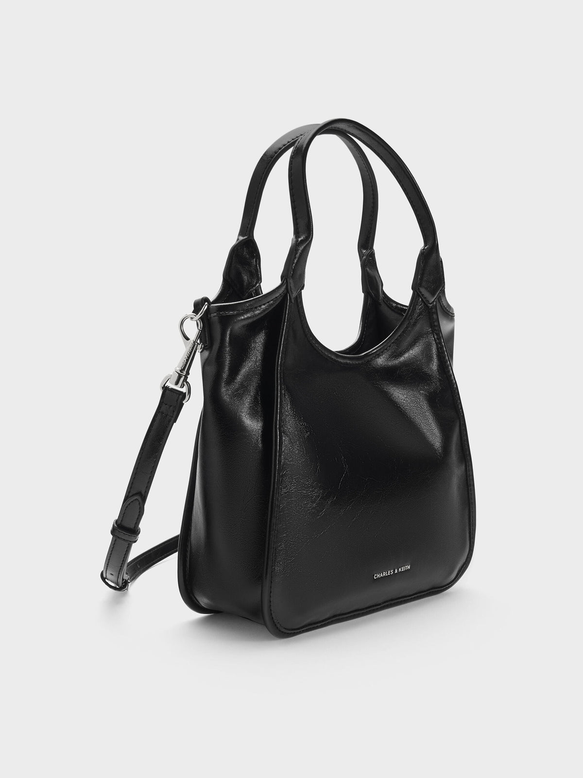 CHARLES & KEITH Trusted / Mini Sianna Tote Bag - Noir