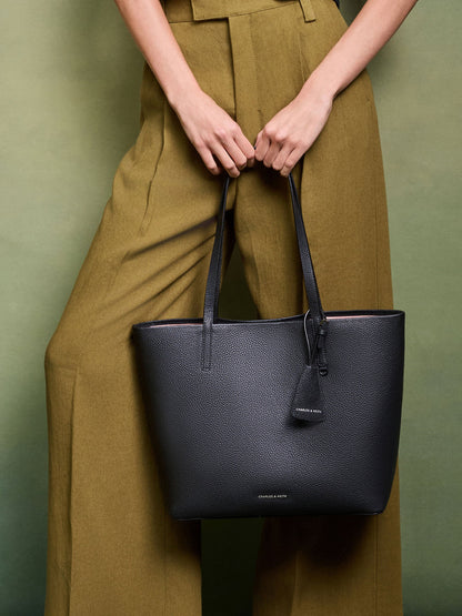 CHARLES & KEITH Quality / Beryl Tote Bag - Noir