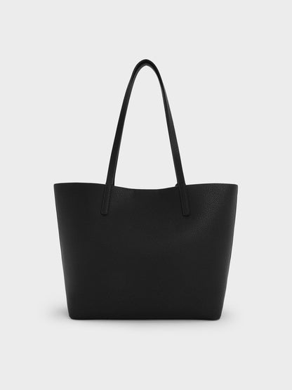 CHARLES & KEITH Quality / Beryl Tote Bag - Noir