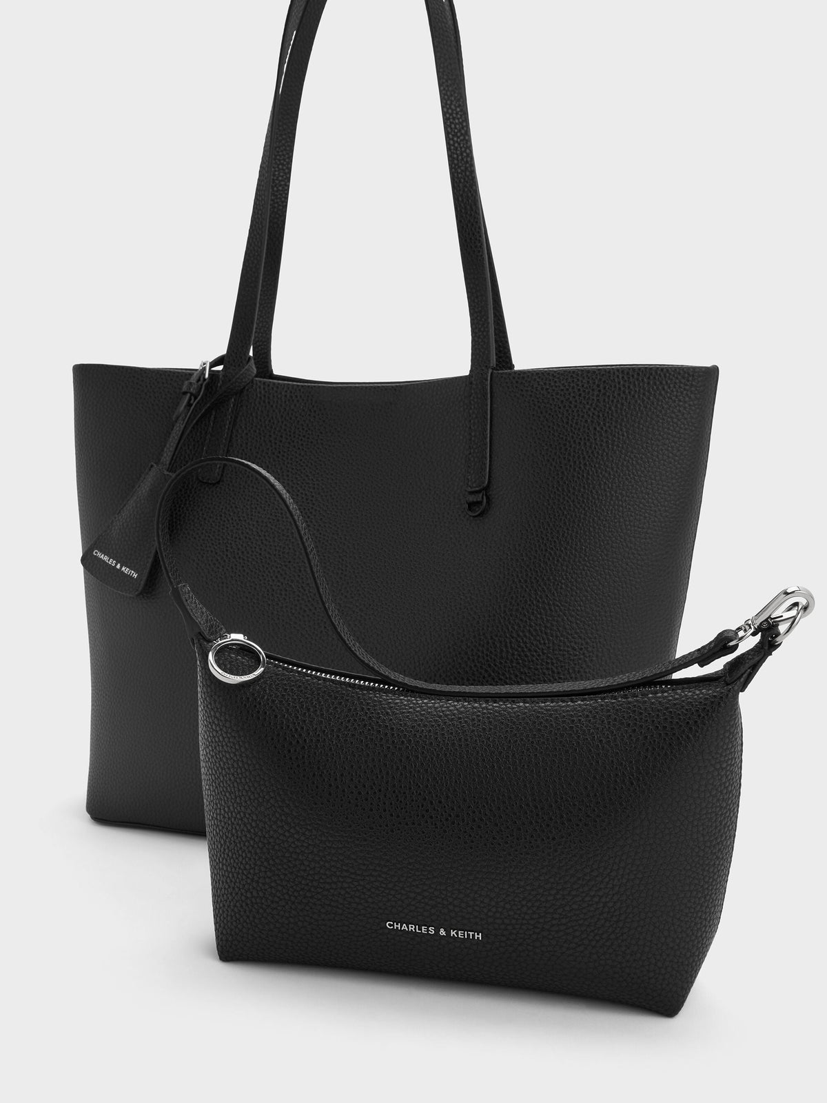 CHARLES & KEITH Quality / Beryl Tote Bag - Noir