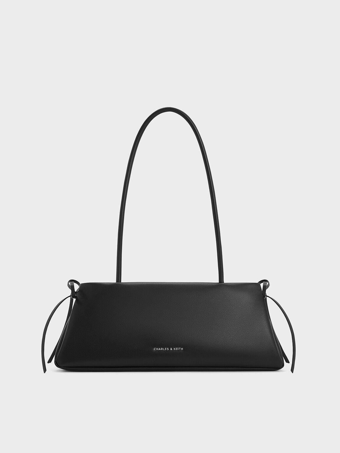 CHARLES & KEITH Trending / Hazel Bow Shoulder Bag - Noir
