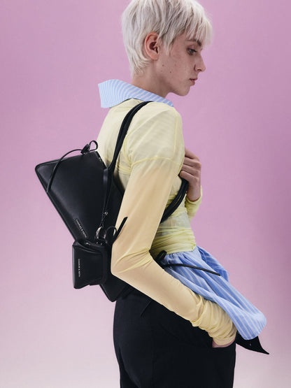 CHARLES & KEITH Trending / Hazel Bow Shoulder Bag - Noir