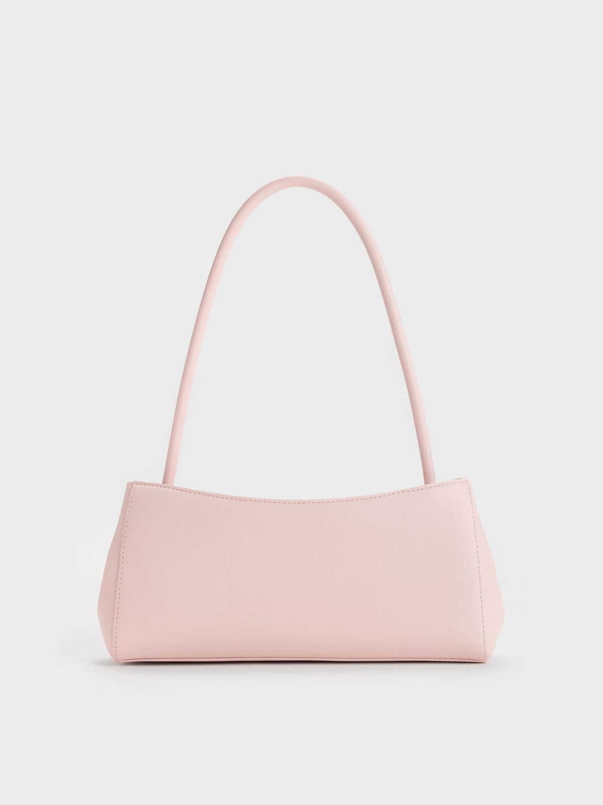 CHARLES & KEITH Trending / Hazel Bow Panelled Shoulder Bag - Soft Pink