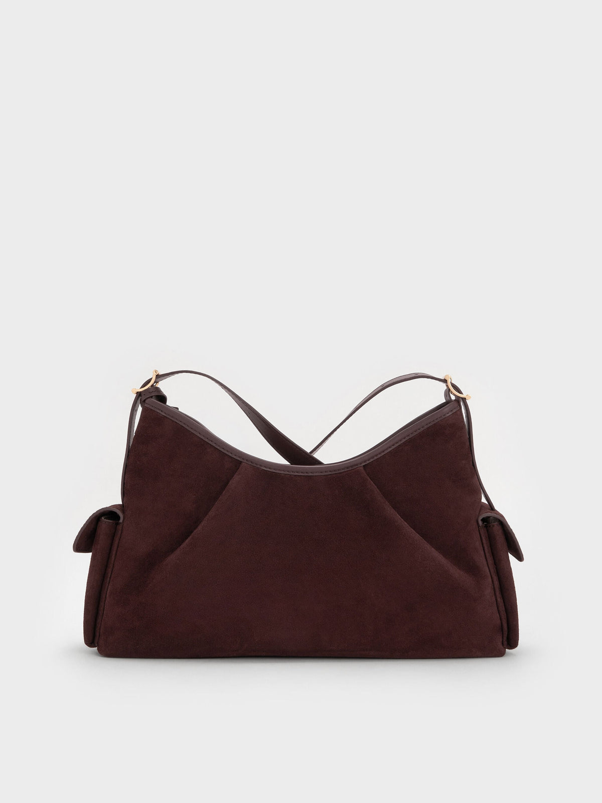 CHARLES & KEITH Best Price / Khai Side-Pocket Shoulder Bag - Espresso Brown