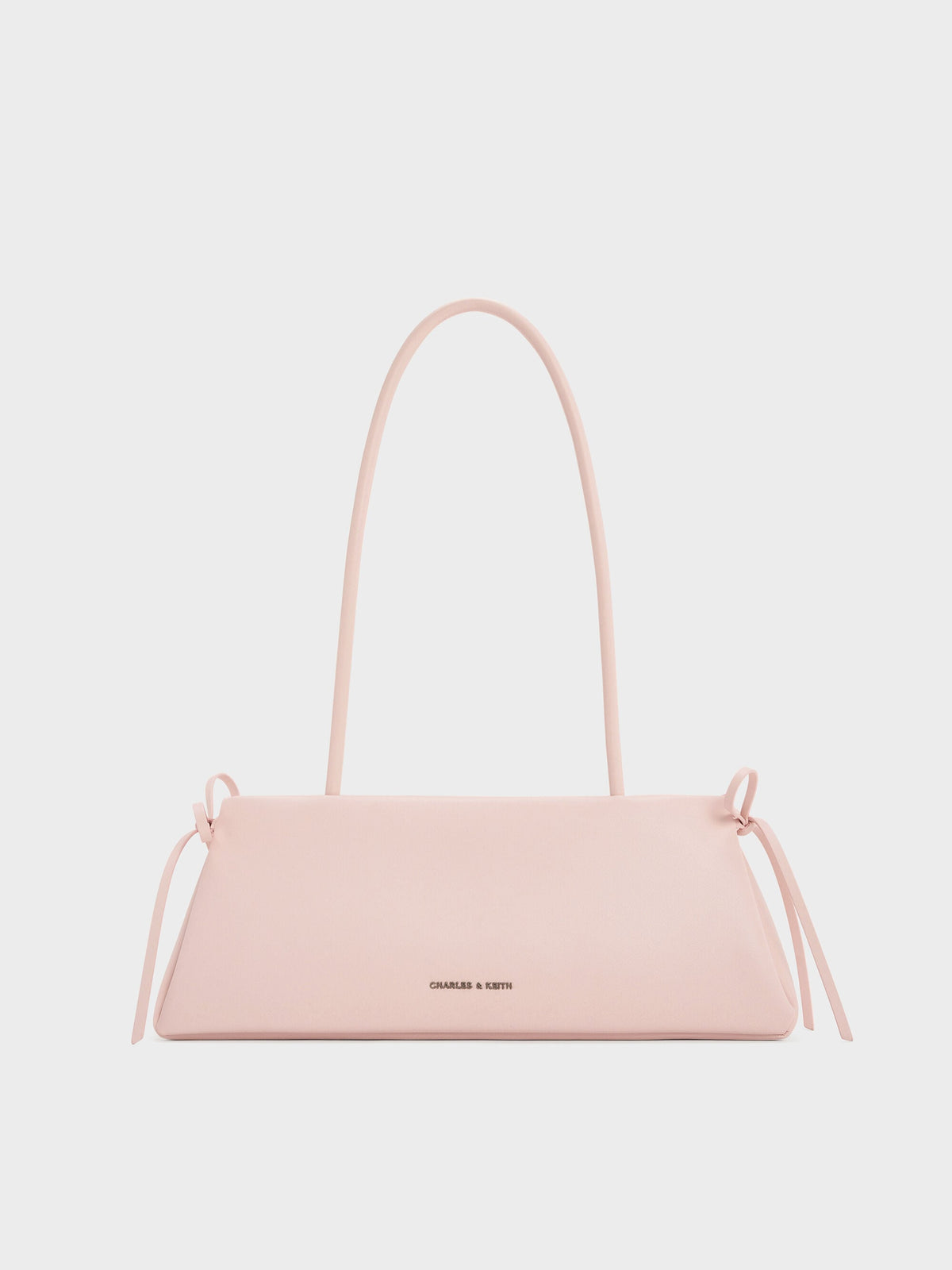 CHARLES & KEITH Customer Favorite / Hazel Bow Shoulder Bag - Soft Pink